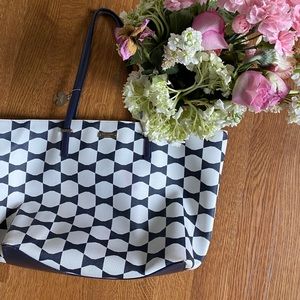 Kate Spade Navy Leather Bow tote